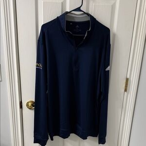 Adidas Dark Blue Quarter Zip Pullover